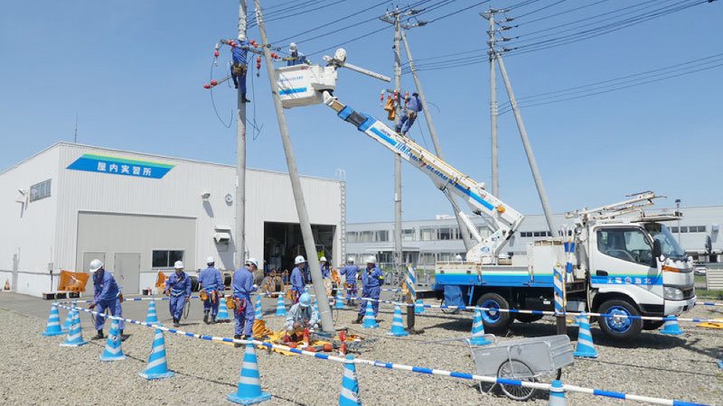 Hokkai Denki Kouji electrical infrastructure work