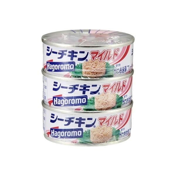 Hagoromo Foods Corporation Sea Chicken canned-tuna product and signage