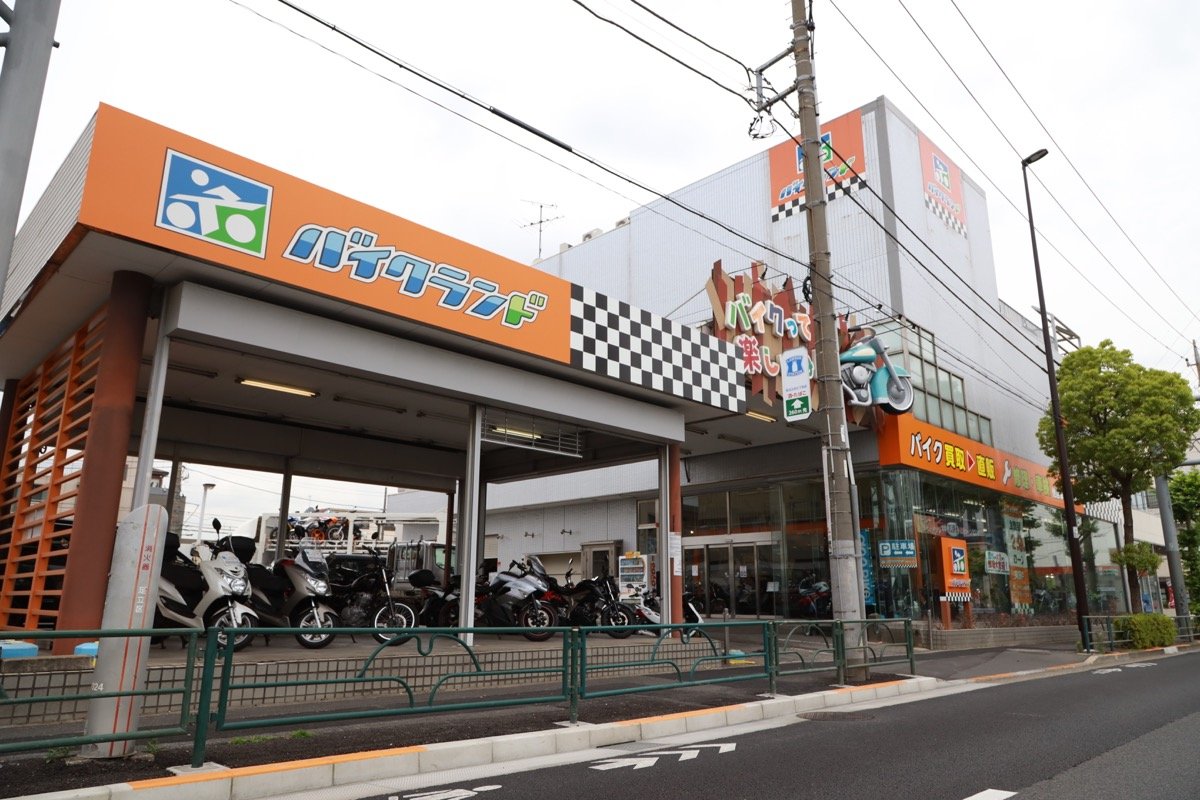 Used motorcycles for sale at a dealership