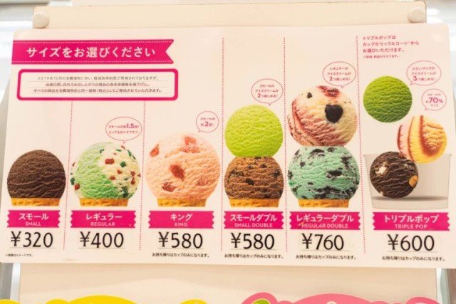 Baskin-Robbins (31 Ice Cream) roadside store in Japan