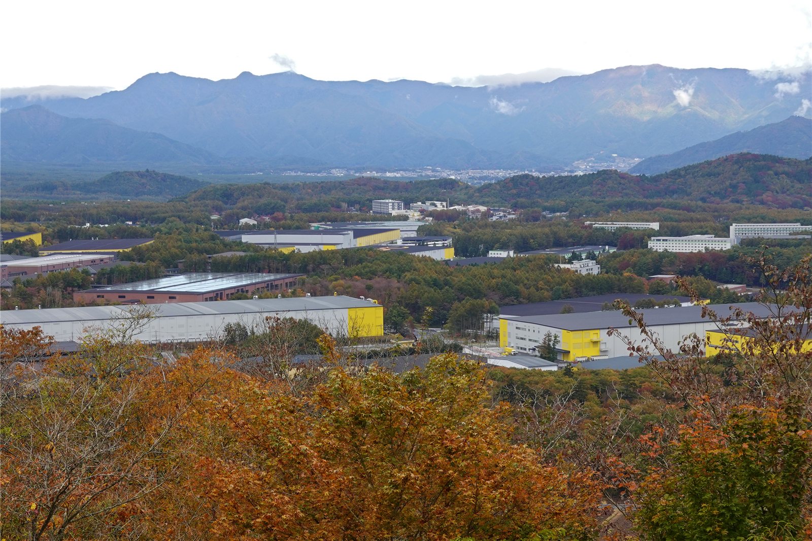 Fanuc Corporation headquarters and factory complex in Oshino-mura, Yamanashi