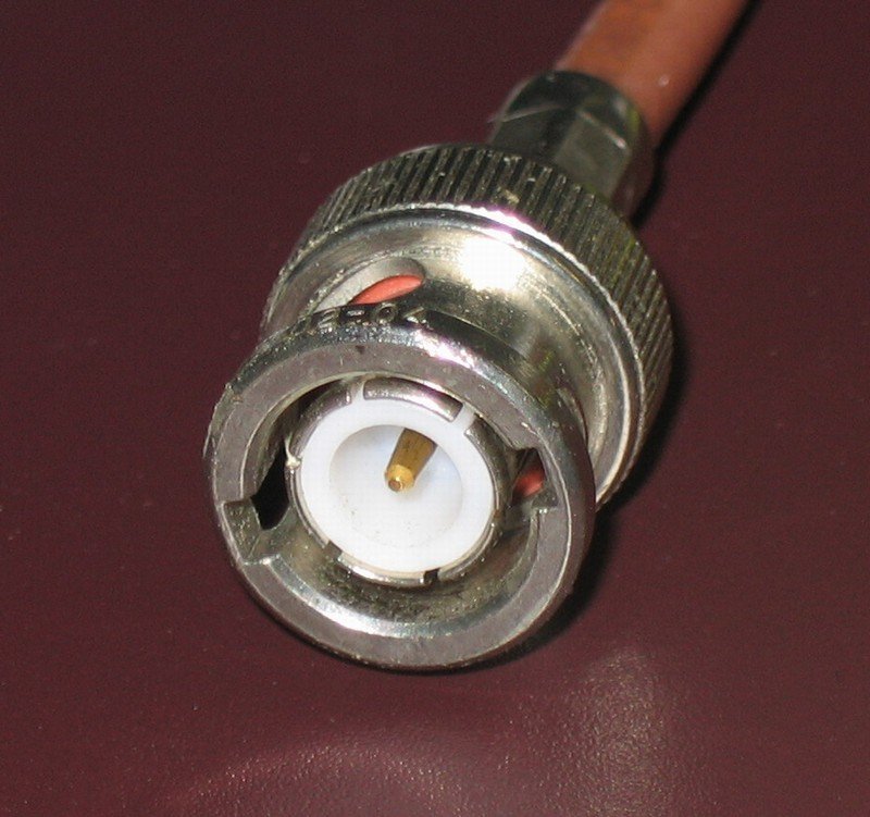Canare Electric BNC connector product photography