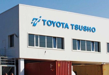 Corporate headquarters tower in Nagoya — Toyota Tsusho is the Toyota group's general trading company