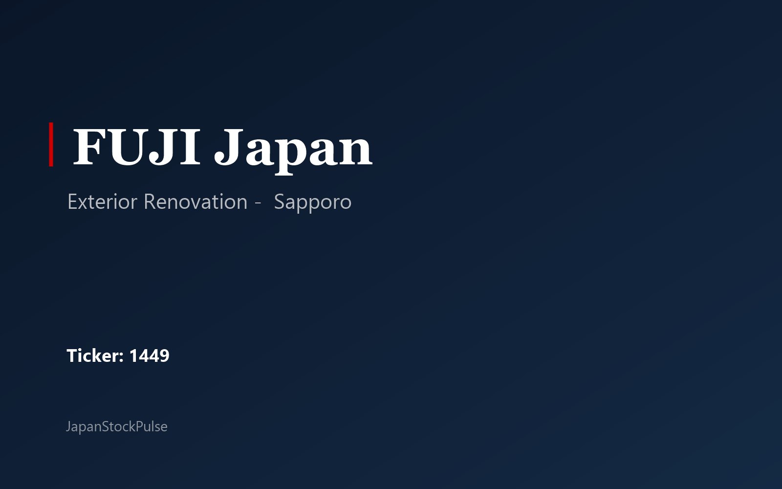 FUJI Japan brand visual