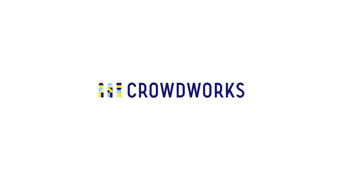 CrowdWorks Inc. office signage and brand visual