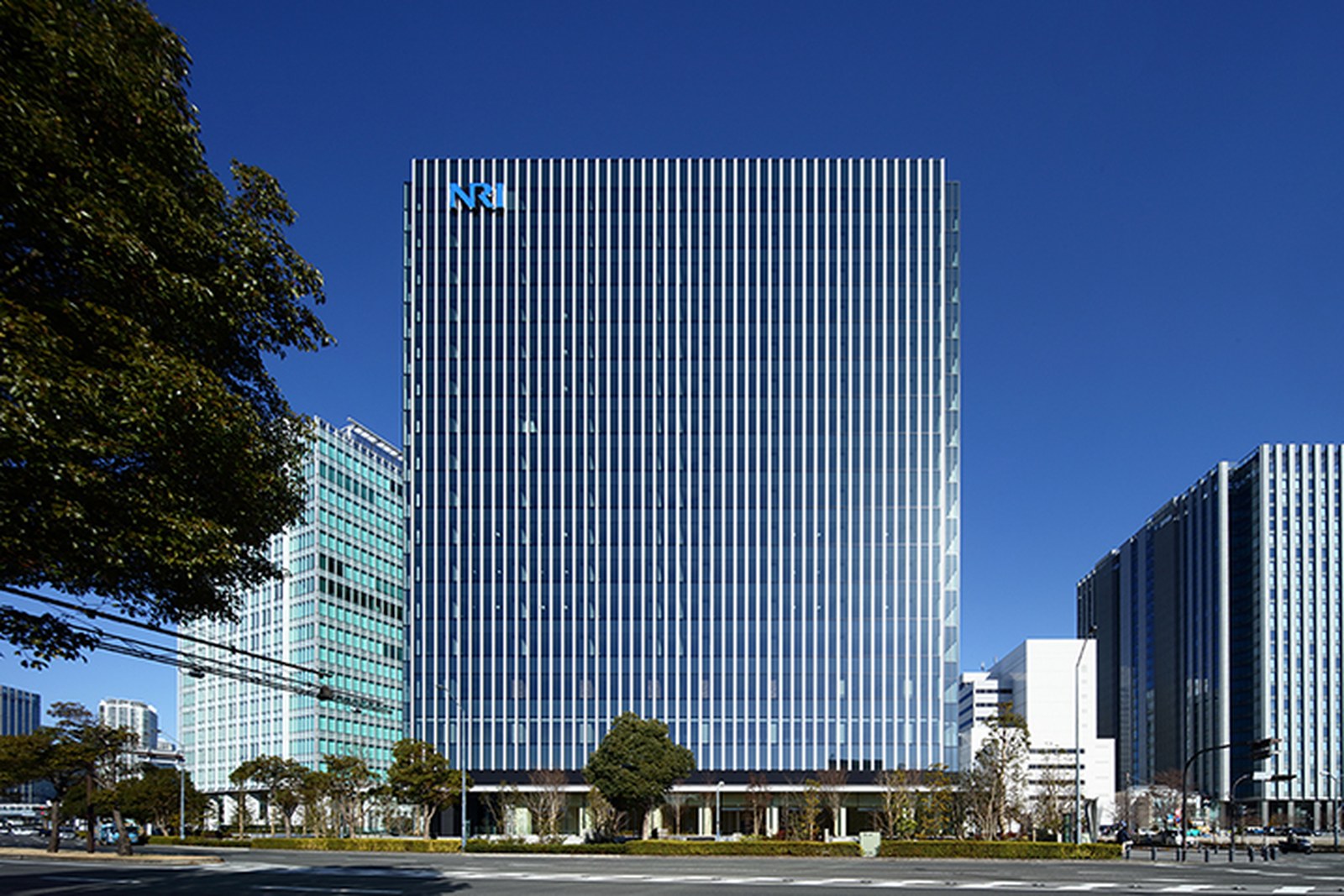 A Nomura Research Institute office building in Yokohama