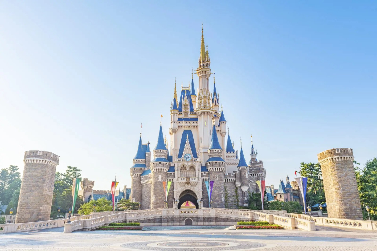Cinderella Castle at Tokyo Disneyland, operated by Oriental Land