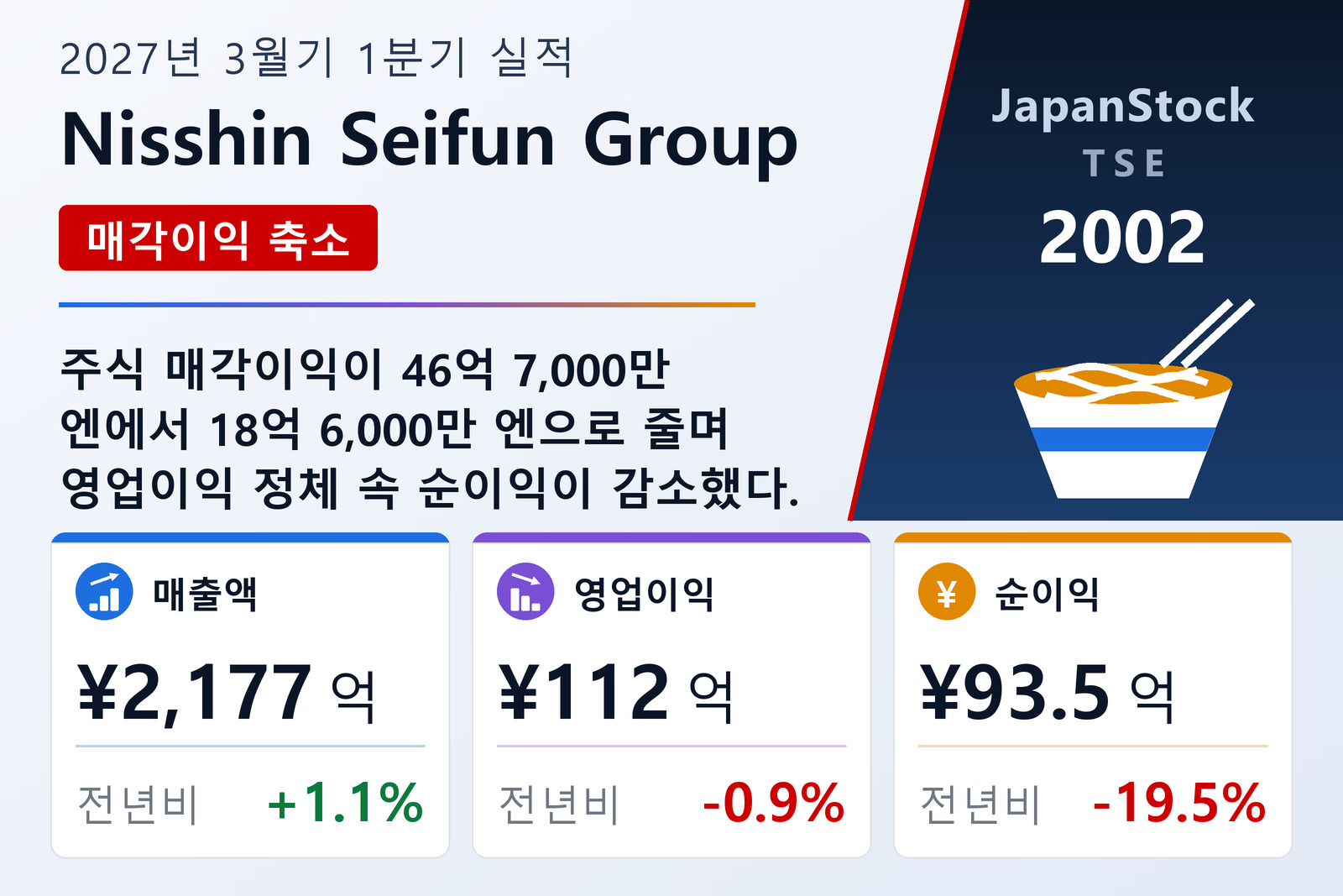 NISSHIN SEIFUN GROUP INC.
